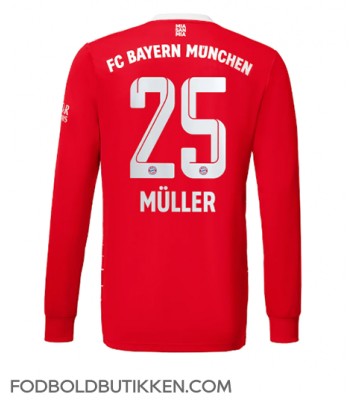 Bayern Munich Thomas Muller #25 Hjemmebanetrøje 2022-23 Langærmet